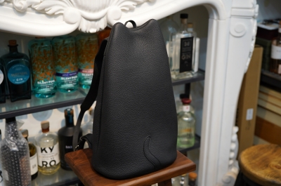 お座り猫のレザーリュック ブラック 通販生活 ル・ボナー お座り猫のレザーリュック ブラック 通販生活 ル・ボナー お座り猫のレザー