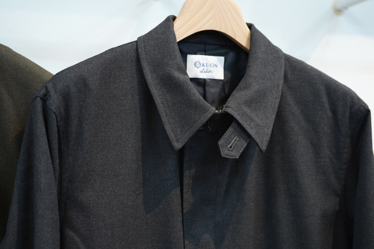 KUON（クオン）さんの、美しくスタイリッシュなフランネルハリントン