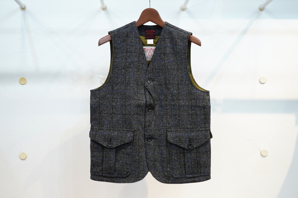 Workers Harris Vest | クルーザーベスト Cruiser ワーカーズ Blueの 