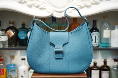 極美品✨Le Bonheur/ル・ボナー ミセス ジーンブルー ワンショルダー 