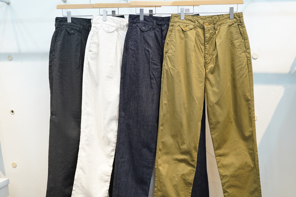 完売 人気カラー ワーカーズ WORKERS サマートラウザー リネンコットン Workers ワーカーズ Summer Trousers, 20, Charcoal Linen