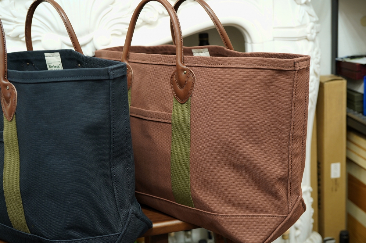 新品　Workers ブラウンキャンバストートバッグ Workers（ワーカーズ）さんから届いた、「らしさ」溢れる