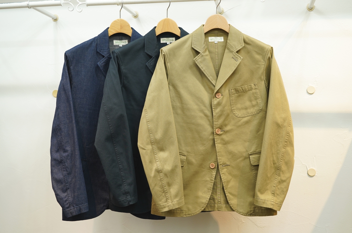 workers 2023FW ラウンジジャケット 38 美品 Workersさんのラウンジジャケット、久しぶりにかなり使いやすく