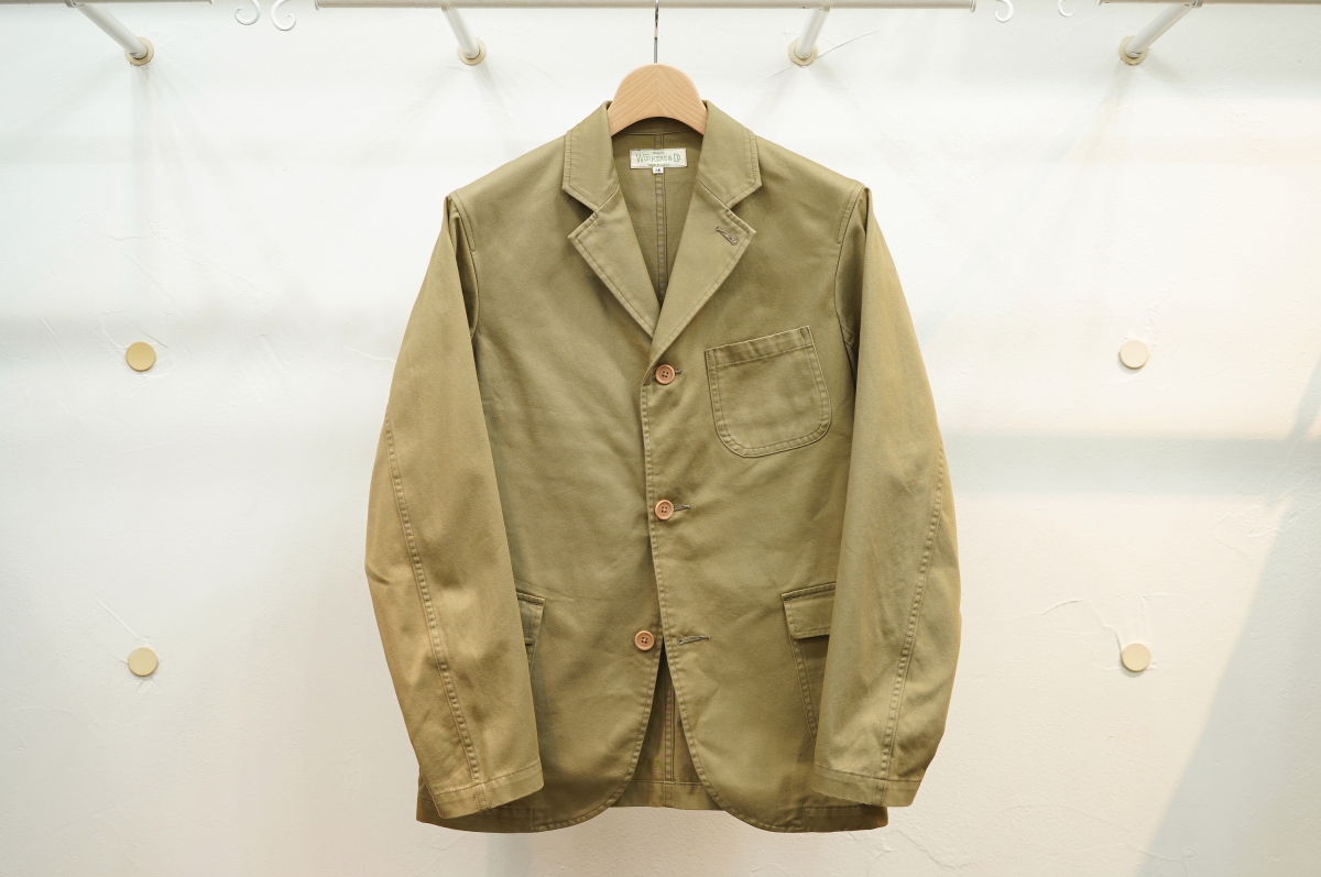 Workersさんのラウンジジャケット、久しぶりにかなり使いやすく登場