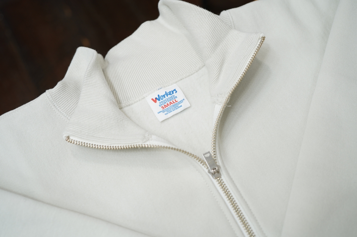 Workers（ワーカーズ）さんの25AWラスト入荷、ハーフジップ 