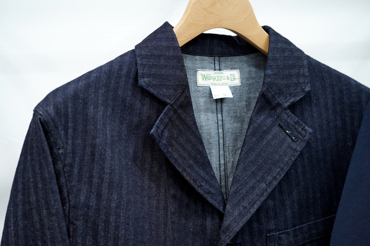 Workersさんの26SSスタート、ラウンジジャケットが素敵に到着です