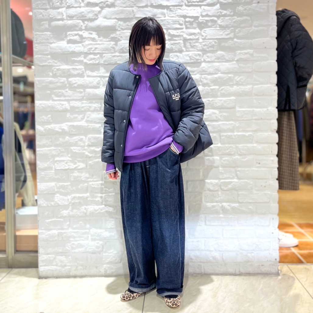 A.P.C. DENISE ノーカラーブルゾン ブラック （A.P.C.