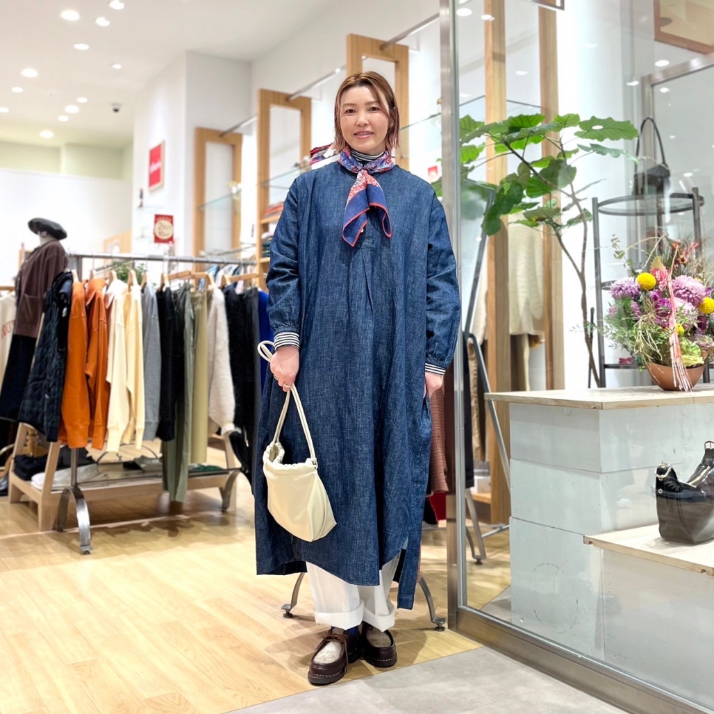 デニムワンピース✨年中着回し自由自在！お洒落お出かけコーデに必須 20250117_3494709.jpg