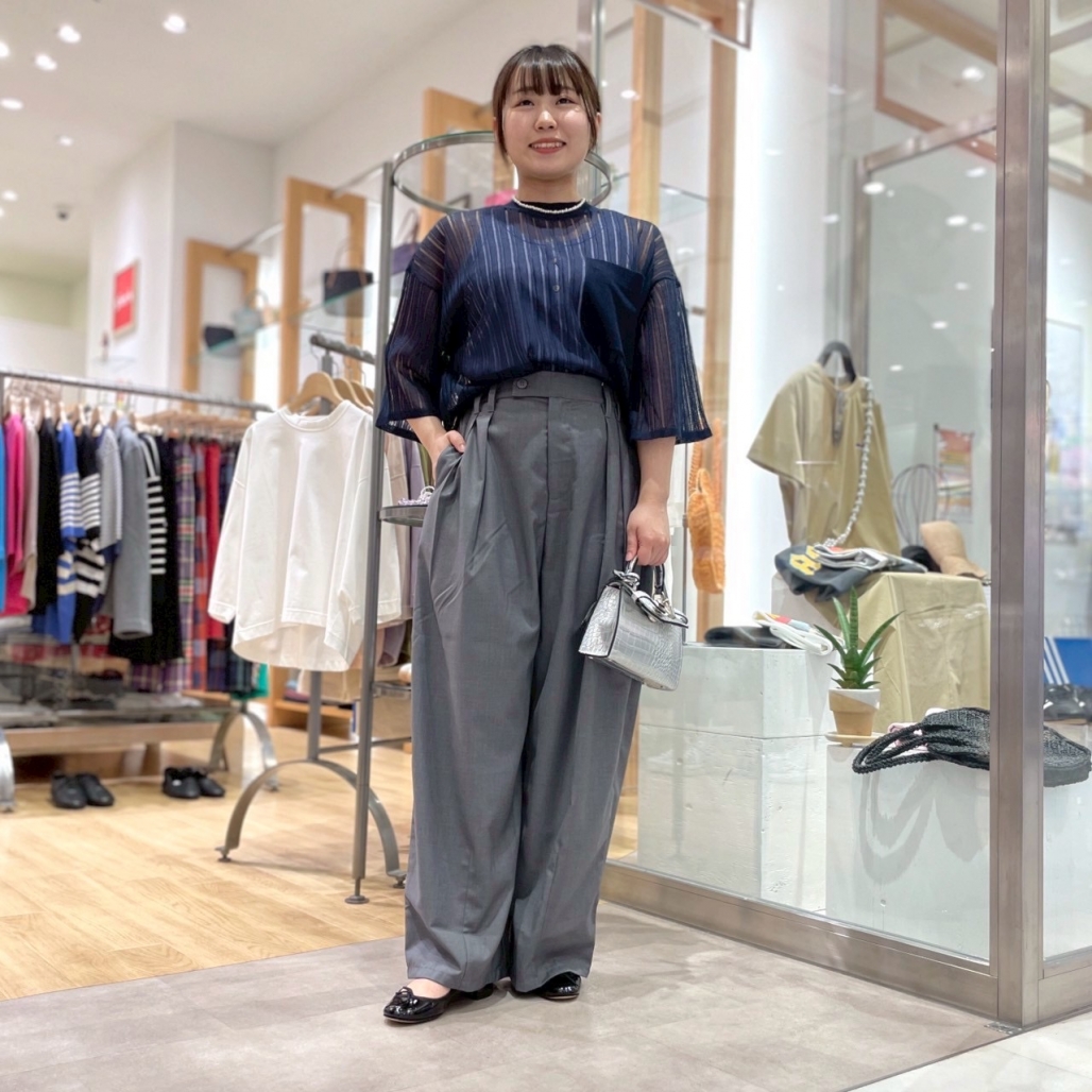 RINASCENTE リナシェンテ バックフリルロングニットカーディガン RINASCENTE リナシェンテ バックフリルロングニットカーディガン