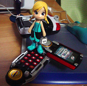 冒険携帯 アクセルラー 轟轟戦隊ボウケンジャー バンダイ 冒険携帯アクセルラー／アクセルラーホルダー レビュー