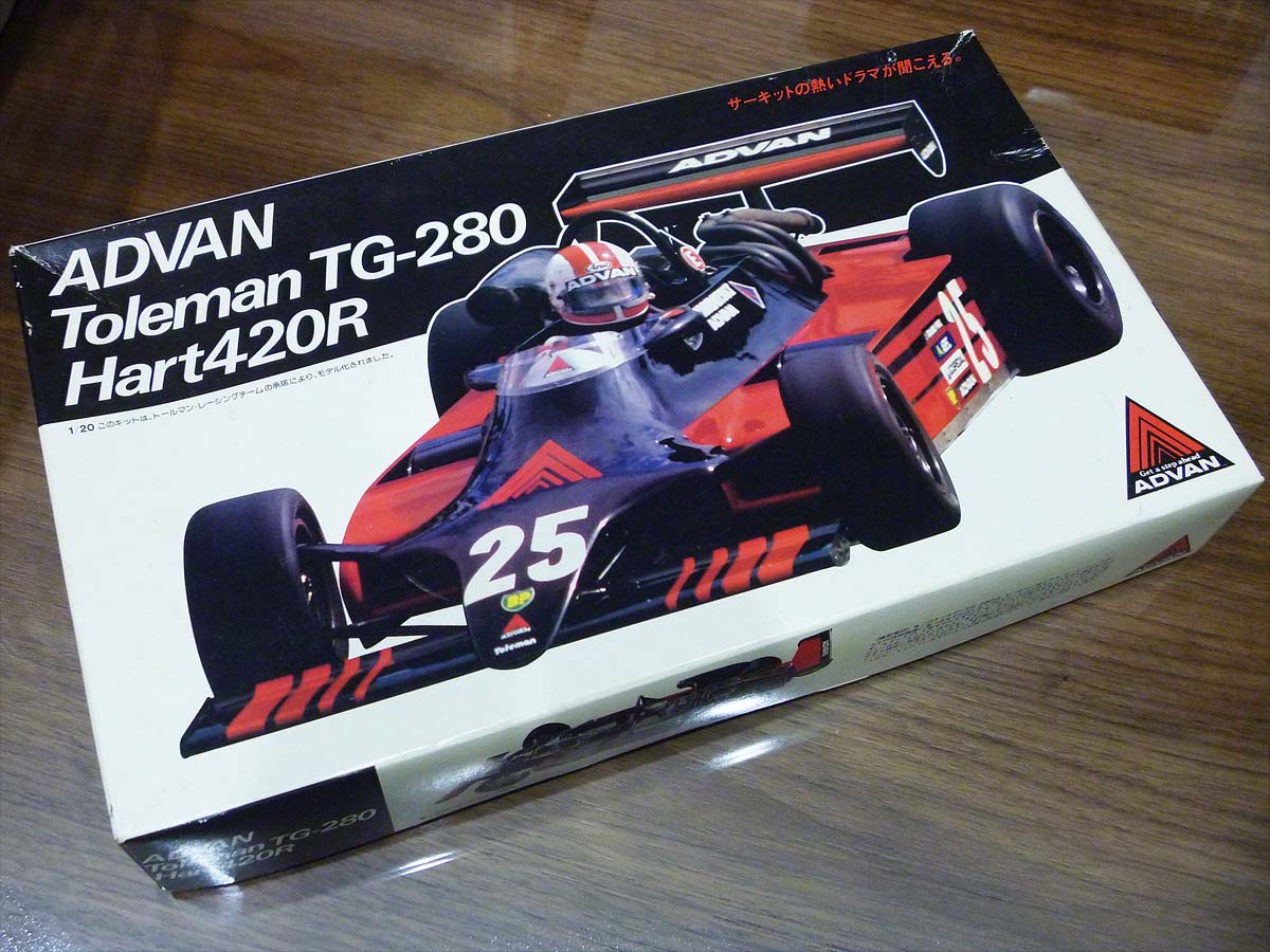 プラモ日記 97 ADVAN Toleman TG-280 Hart420R | SKYTIME BLOG!!