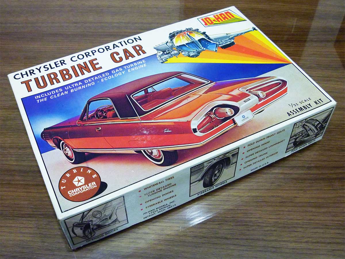 プラモ日記 108 CHRYSLER CORPORATION TURBINE CAR | SKYTIME BLOG!!