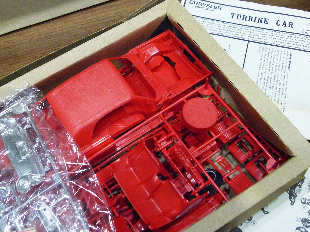 プラモ日記 108 CHRYSLER CORPORATION TURBINE CAR | SKYTIME BLOG!!