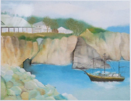 画家　折本美禰子⑦　油絵 洋画/油彩画の買取実績｜骨董品・美術品買取こたろう