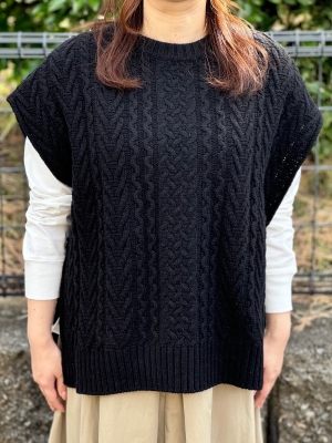 ラインヴァンド 満た Bubble Knitted Top グリーン 春トップス