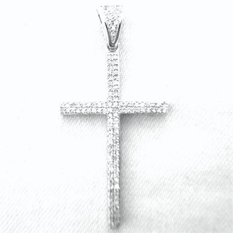 Sliver Chain Top Small Cross No.10