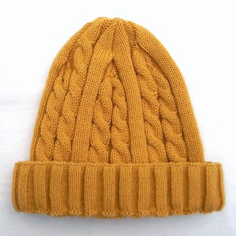 Knit Cap Mustard