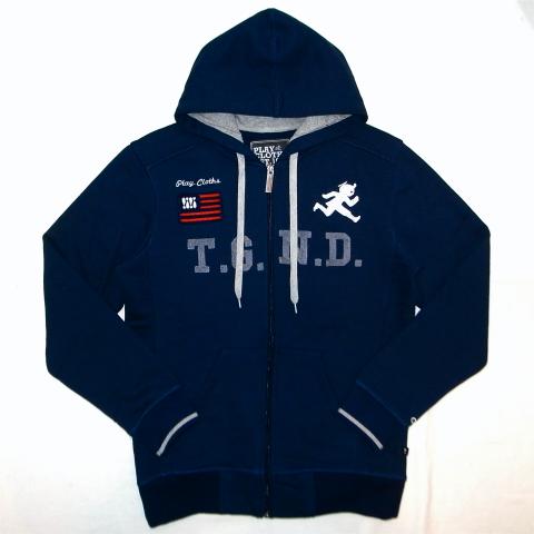 Play Cloths Zip Parker Motto Navy