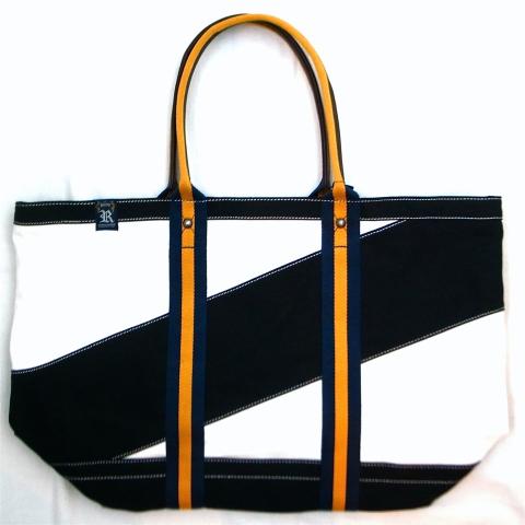 Ralph Lauren Rugby Tote Bag Black  White