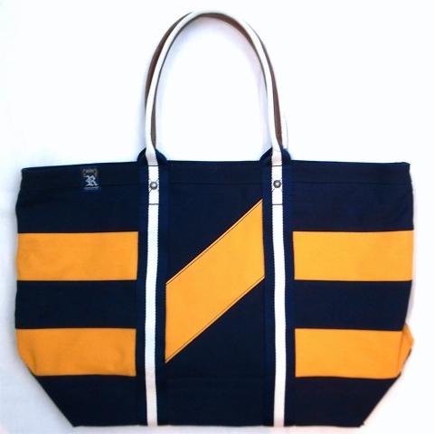 Ralph Lauren Rugby Tote Bag Navy  Yellow