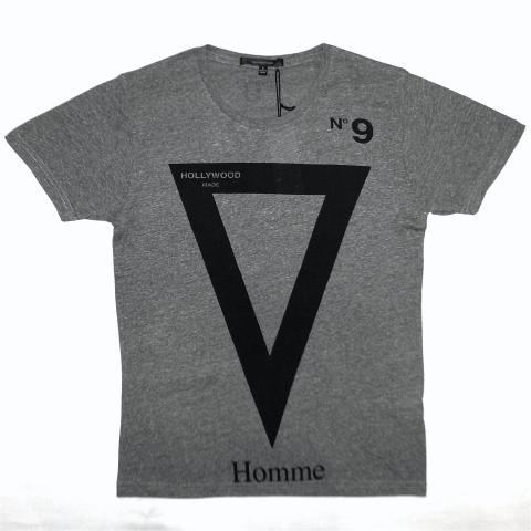 Hollywood Made T-shirts Mr.Triangle Gray