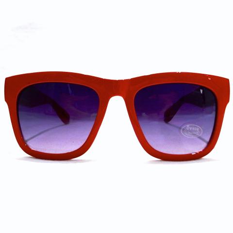 Wayfarer Type Sungulasses Red Big