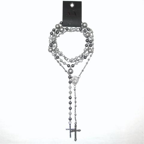 Armani Exchange Rosary Chain Two Reams