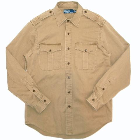 Polo by Ralph Lauren Military L/S Shirt Beige