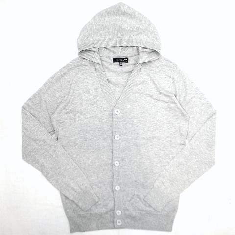 Twenty One Hooded Cardigan Gray