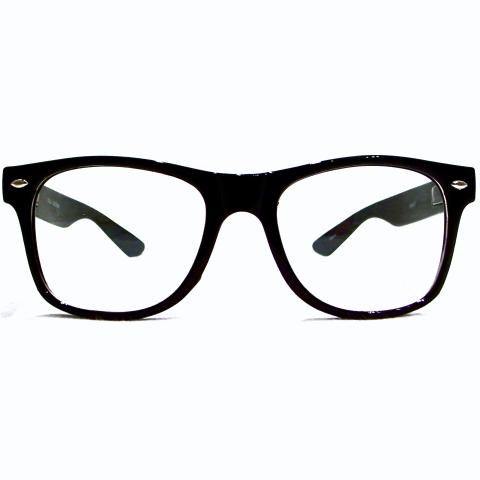 Clear Sungulasses Wayfarer Type Black