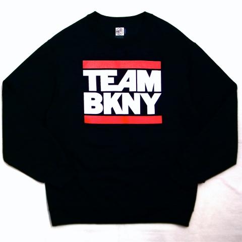 BKNY Cool Neck Sweat TEAM BKNY Black