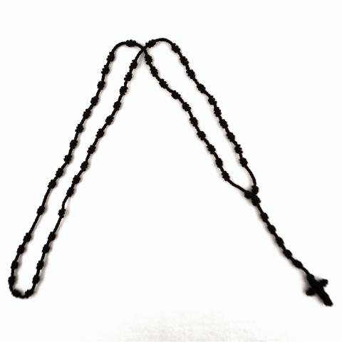 String Rosary Black No.4