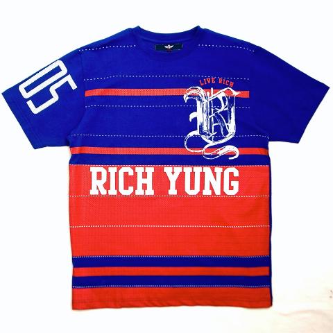 Rich Yung T-shirts Blue  Red