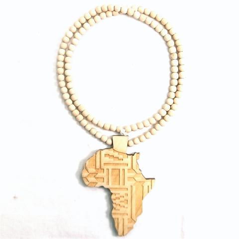 Wood Big Africa Necklaces Natural