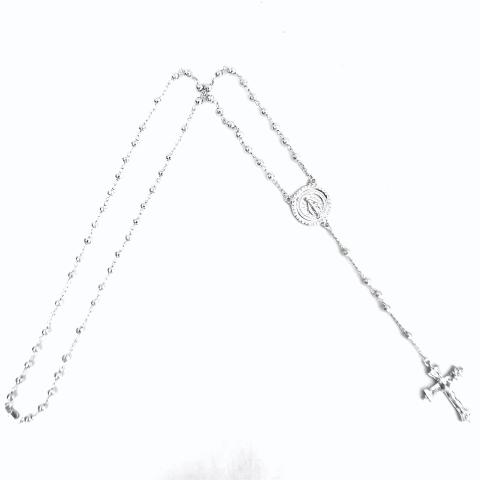 Silver Rosary Chain No.29 Middle