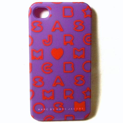 Marc Jacobs Stardust Logo iPhone 4 Cover Bright Grape Multi
