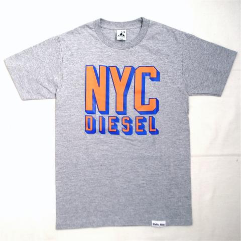 Delta Nine T-shirts NYC Diesel Gray