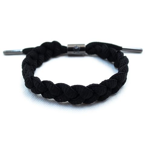 Rastaclat Shoelace Bracelet / Black