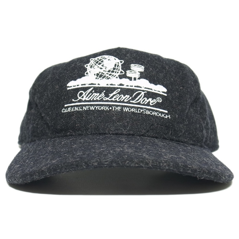Aime Leon Dore ブラック スナップバックキャップ AIME LEON DORE 刺繍CAP BLACK | GOOD CAP CLUB