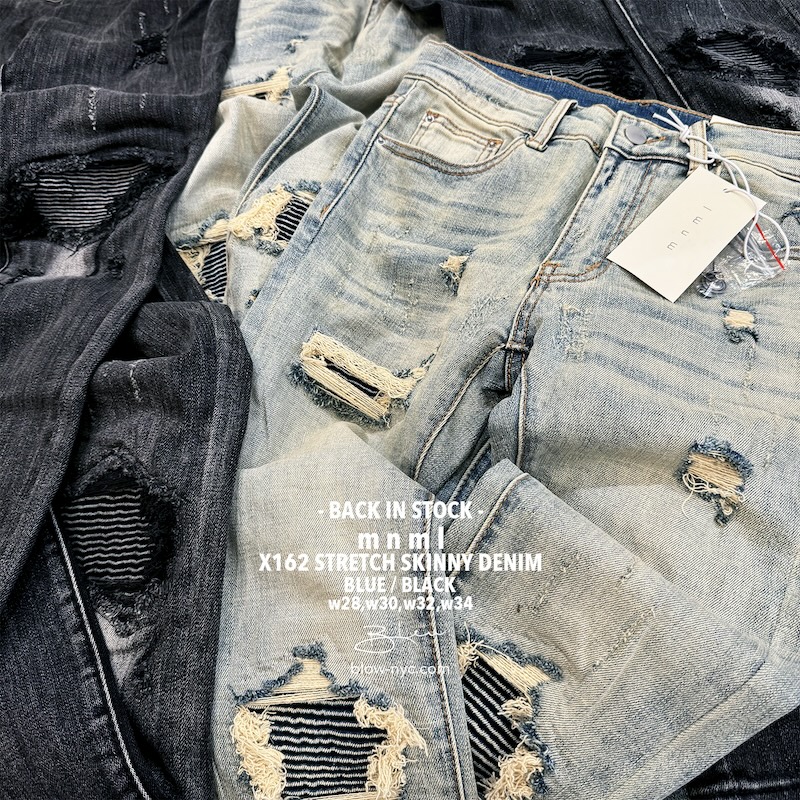 mnml X162 SKINNY 高から DENIM
