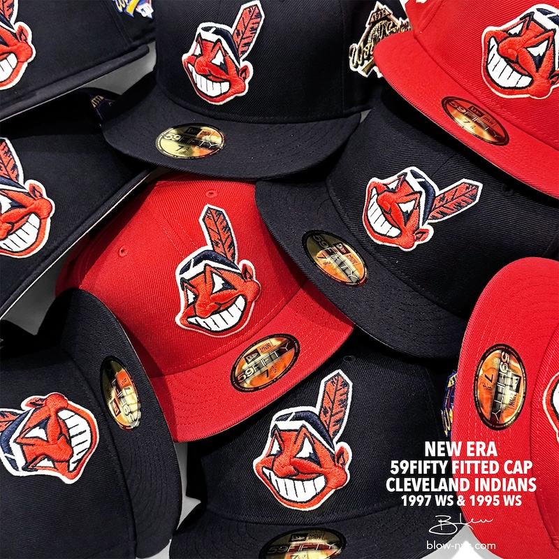 NEW ERA 9FIFTY インディアンス ワフー酋長 トラッカーR 海外限定 NEW