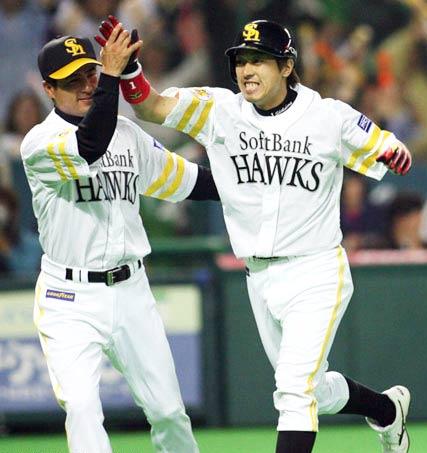 元福岡 ダイエーホークス・ 柴原洋選手 グラブ 左投げ - 記念グッズ