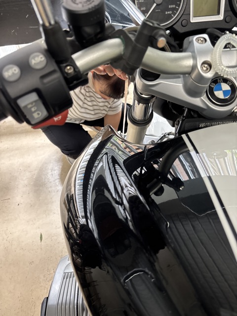 R1200Rクラシック 車検整備⑥ 光軸調整 | たっちゃんの暴走日記