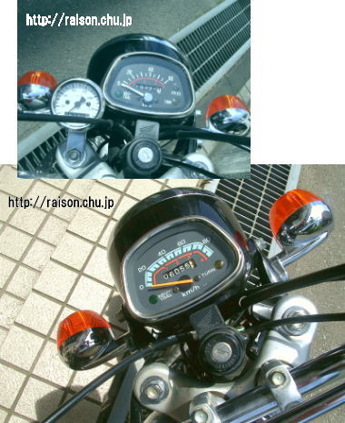 cd125tメーター　バイクメーター CL メーター交換 ＆ CD シート交換。 | レゾンデートルのdiario