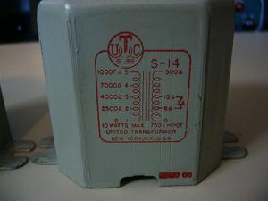 UTC S14 Output Transformers for single end NOS | WEC5 新着商品＆日記