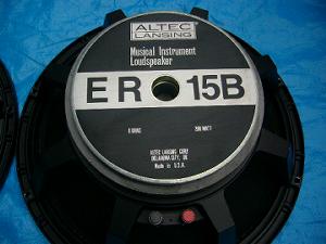 Altec ER-15B Woofer Speakers | WEC5 新着商品＆日記