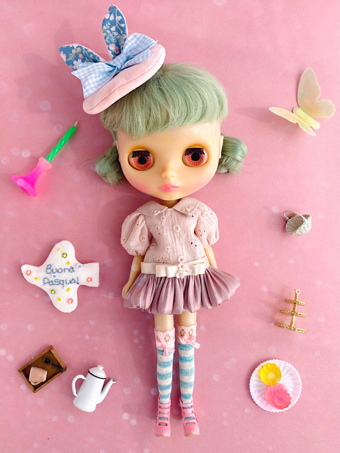 ブライスアウトフィット　着ぐるみトラネコちゃん　（キジトラ） ブライスアウトフィット 着ぐるみトラネコちゃん （キジトラ