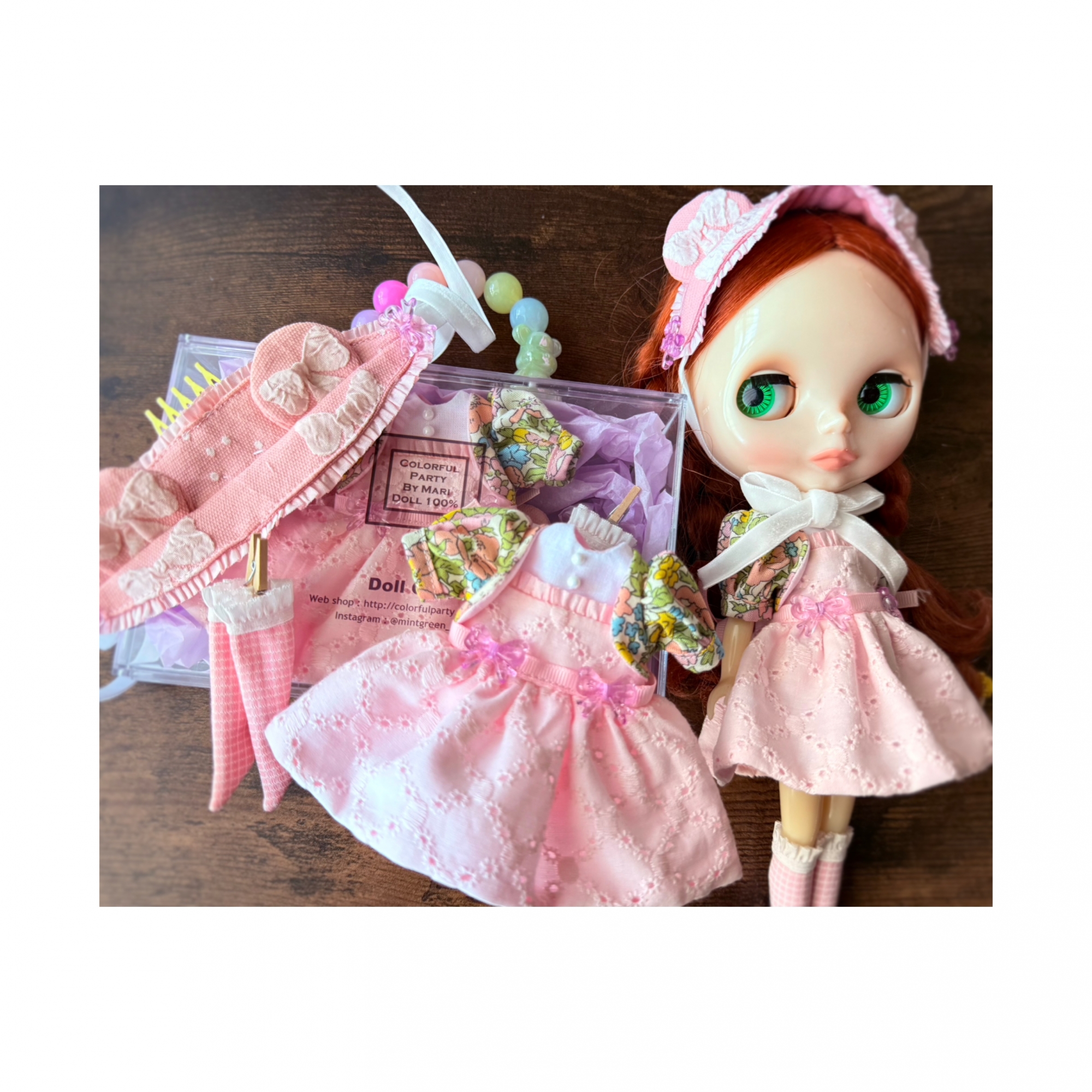 プチブライス♡お花のヘッドドレスコーデ♡ プチブライスお花のヘッドドレスコーデ Junie 【公式通販】
