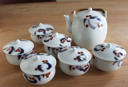 象彦＆香蘭社　最高級セット　5客揃 蘭）有田焼 茶器揃,セット（急須・湯のみセット）|有田焼の老舗-香蘭社