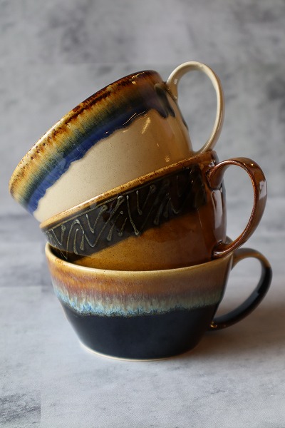 新品未使用 波佐見焼 龍庵窯 スープカップ5個 新生活　テーブルコーディネート 波佐見焼 龍庵窯 スープカップ 新生活 テーブルコーディネート